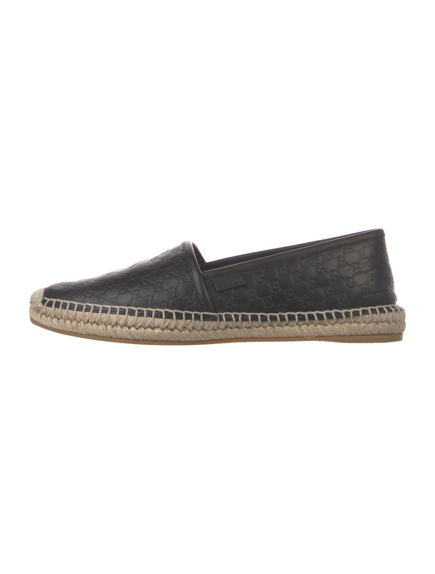 Gucci Microguccissima Pattern Leather Espadrilles