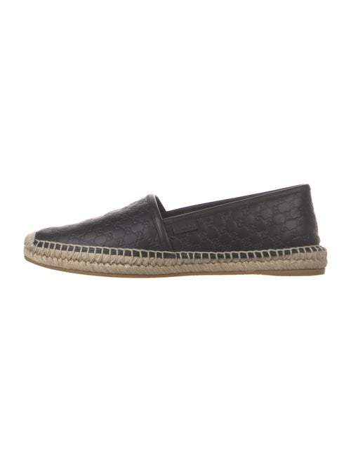Gucci Microguccissima Pattern Leather Espadrilles