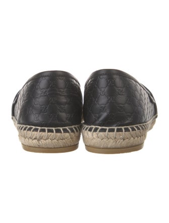 Gucci Microguccissima Pattern Leather Espadrilles
