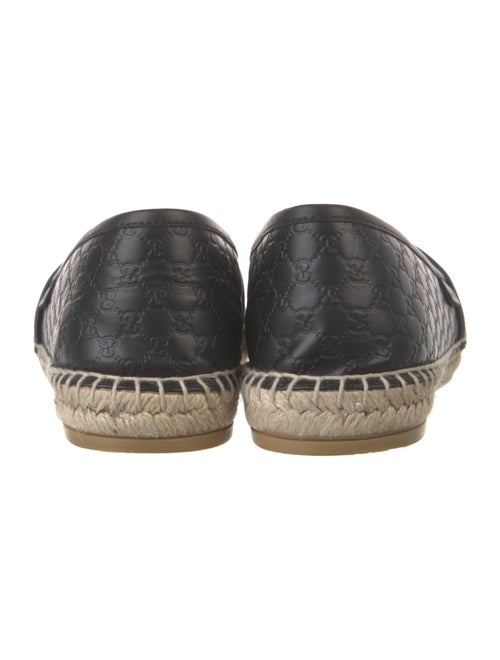 Gucci Microguccissima Pattern Leather Espadrilles