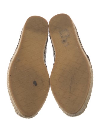 Gucci Microguccissima Pattern Leather Espadrilles