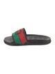 Gucci Web Accent Rubber Slides