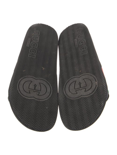 Gucci Web Accent Rubber Slides