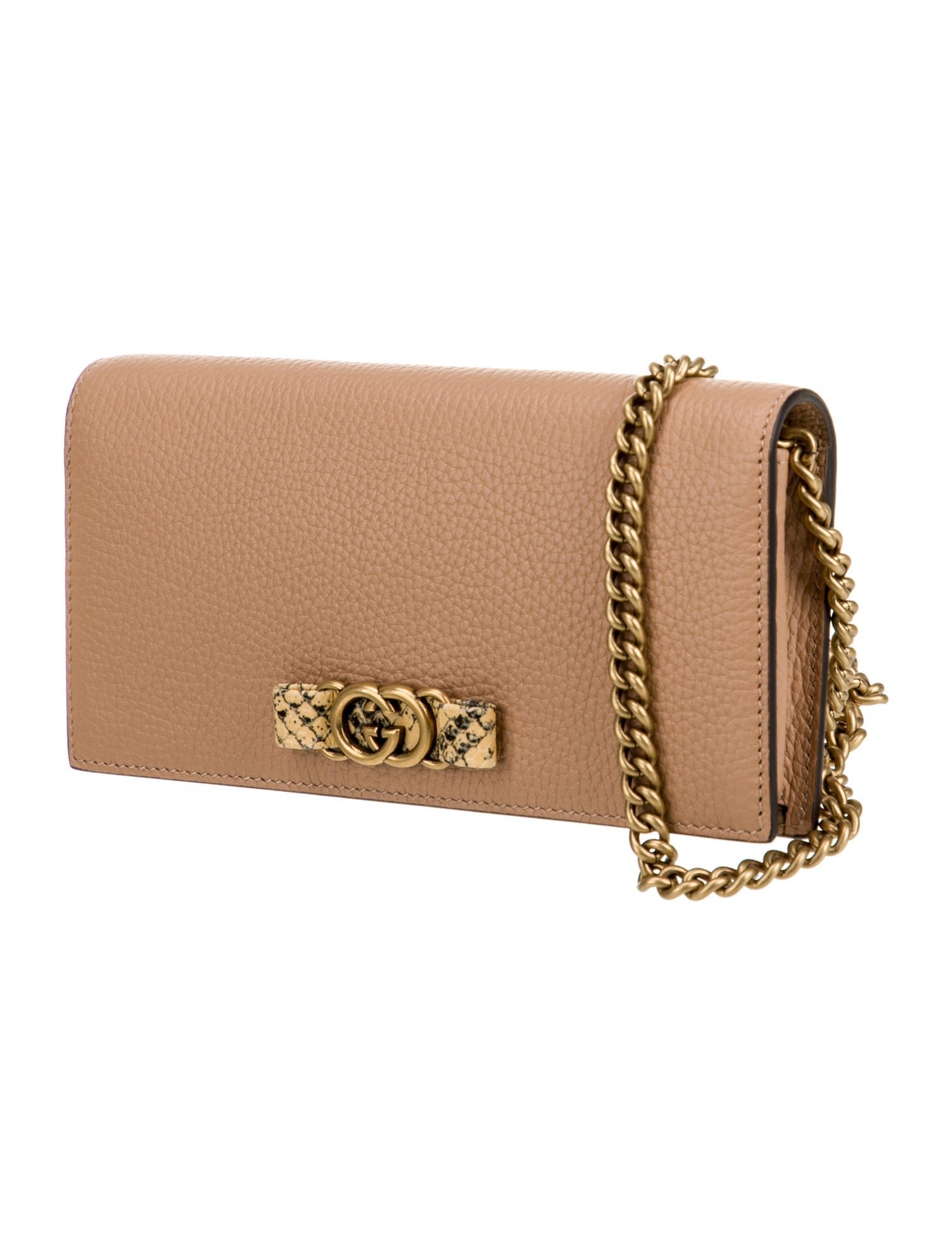 Gucci Interlocking G Logo Leather Continental Wallet