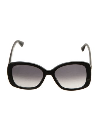 Gucci Double G Logo Oversize Sunglasses