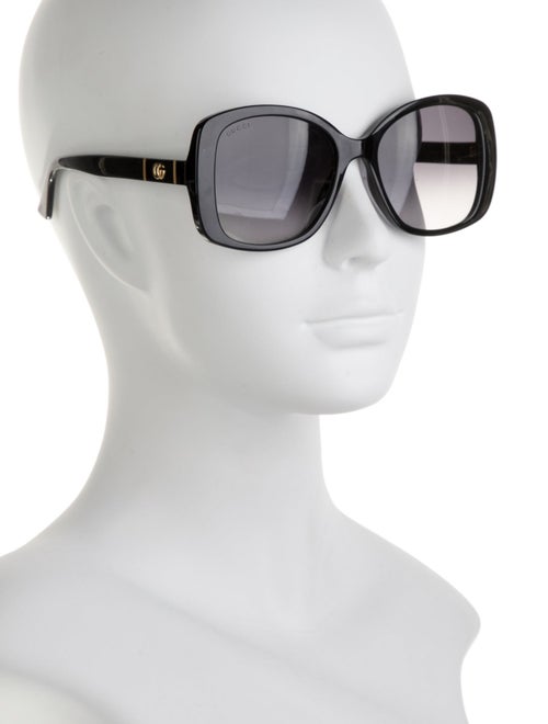Gucci Double G Logo Oversize Sunglasses