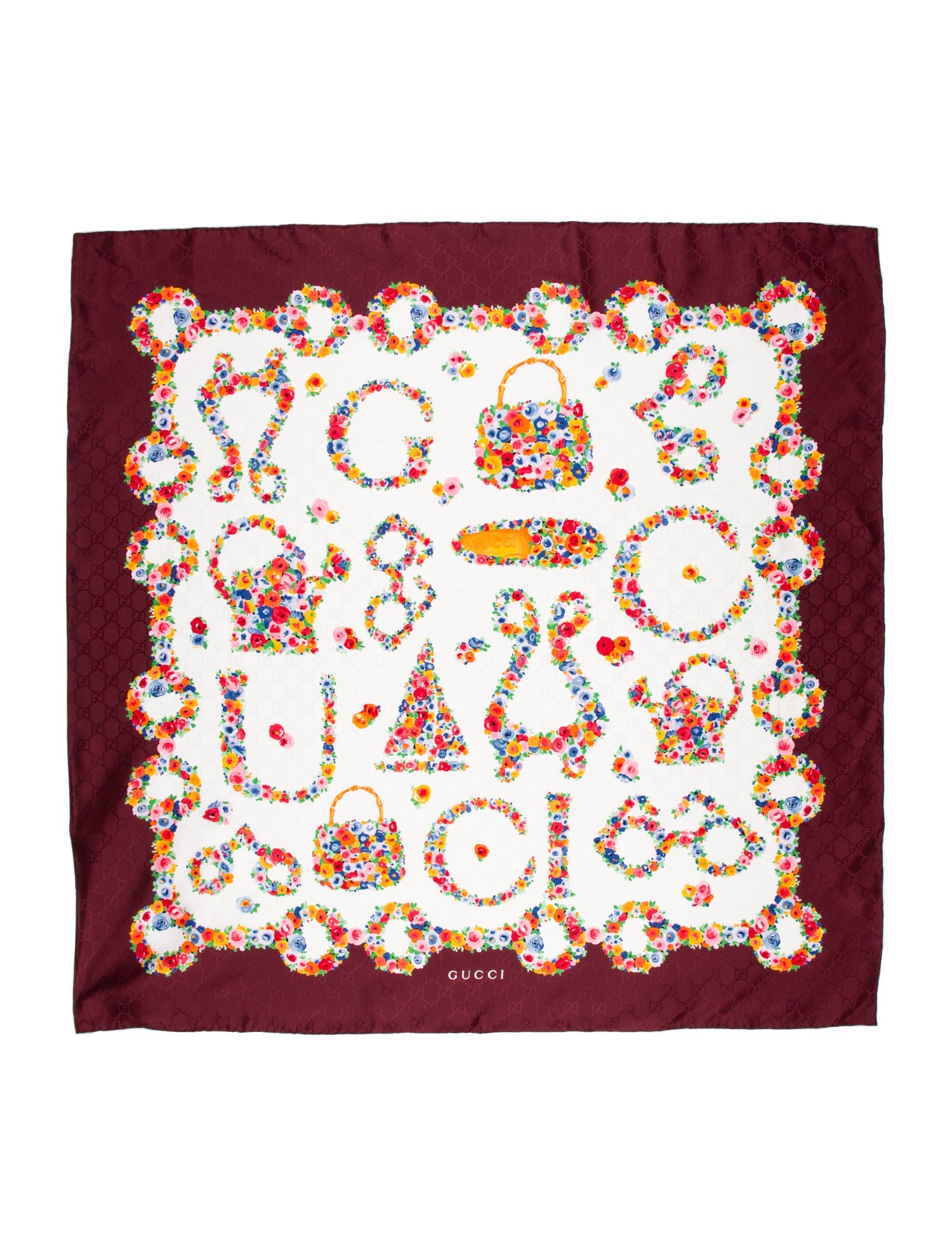 Gucci Silk Printed Scarf