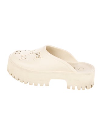 Gucci GG Logo Rubber Mules