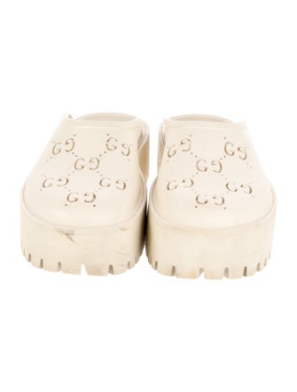 Gucci GG Logo Rubber Mules