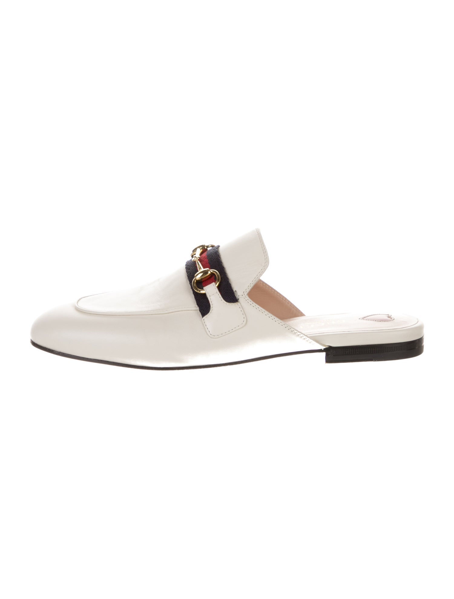 Gucci Horsebit Accent Leather Mules