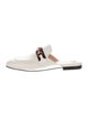 Gucci Horsebit Accent Leather Mules
