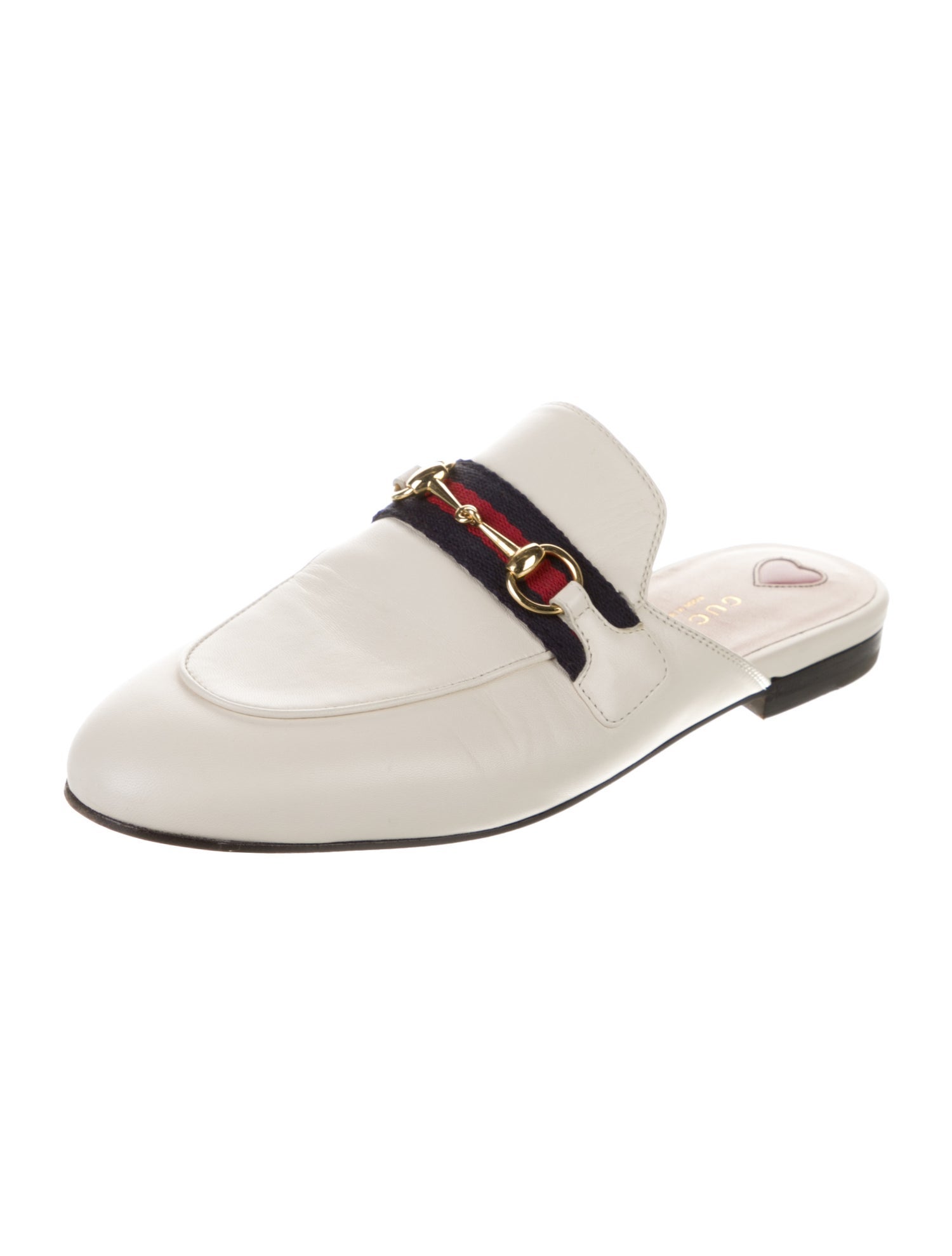 Gucci Horsebit Accent Leather Mules