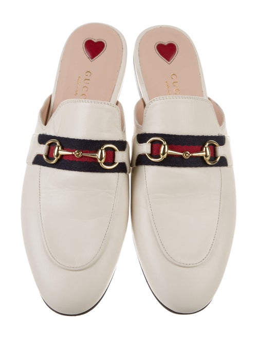 Gucci Horsebit Accent Leather Mules