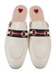 Gucci Horsebit Accent Leather Mules