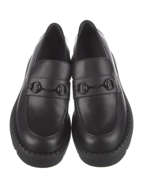 Gucci Horsebit Accent Leather Drivers