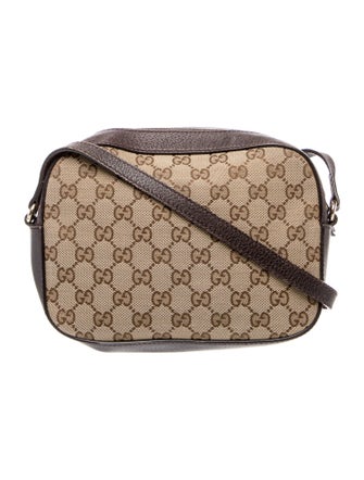 Gucci GG Canvas Bee Camera Bag