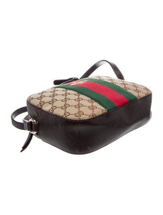 Gucci GG Canvas Bee Camera Bag