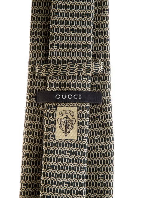 Gucci Pattern Print Tie