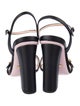 Gucci Double G Logo Leather Sandals