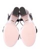Gucci Double G Logo Leather Sandals