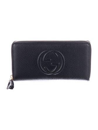 Gucci Interlocking G Logo Leather Continental Wallet