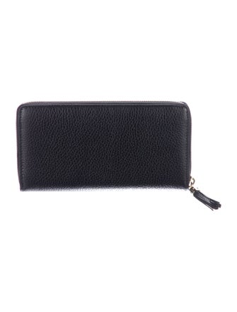 Gucci Interlocking G Logo Leather Continental Wallet