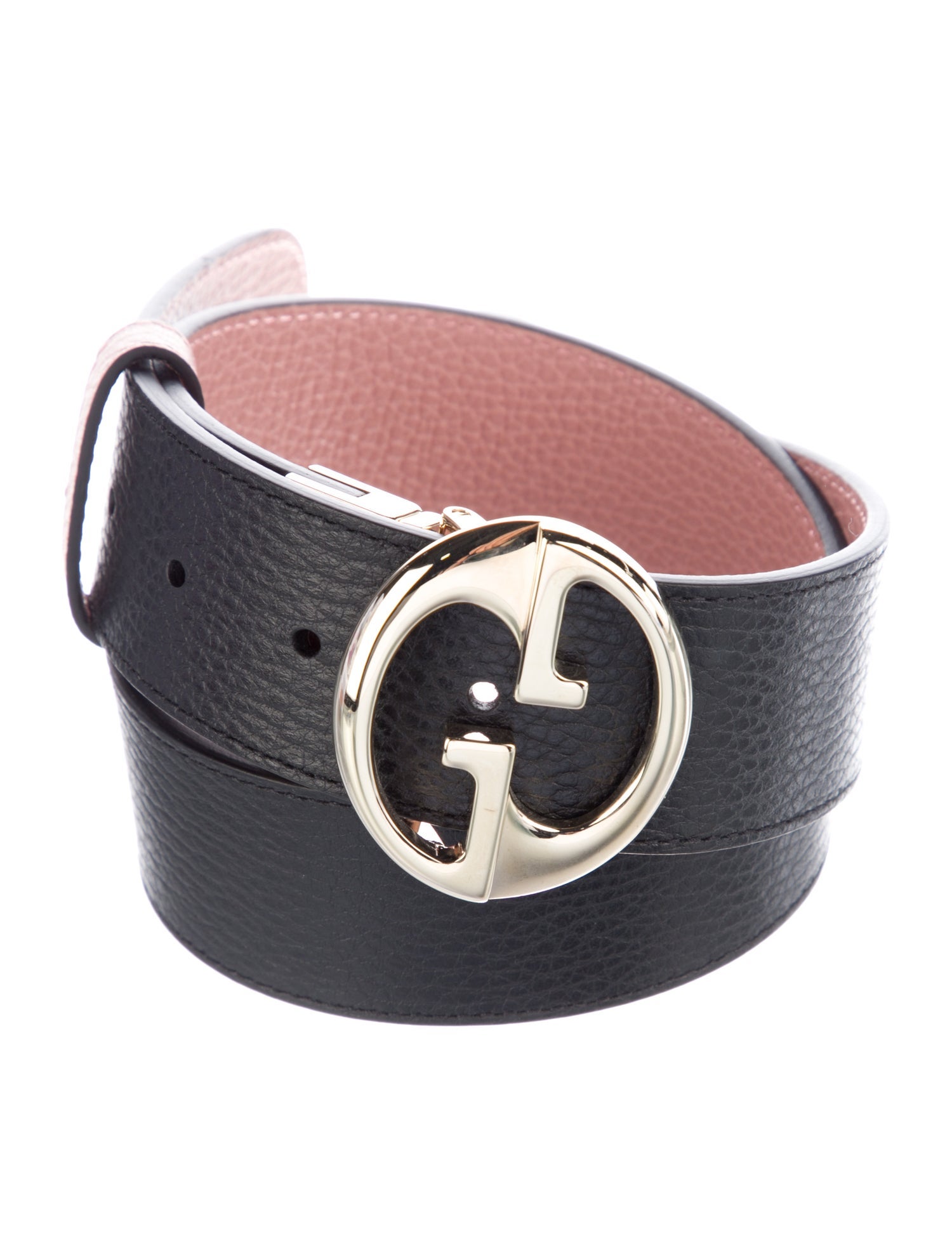 Gucci Interlocking G Logo Leather Belt
