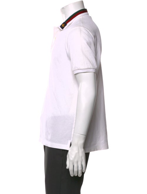 Gucci Web Accent Collar Polo Shirt