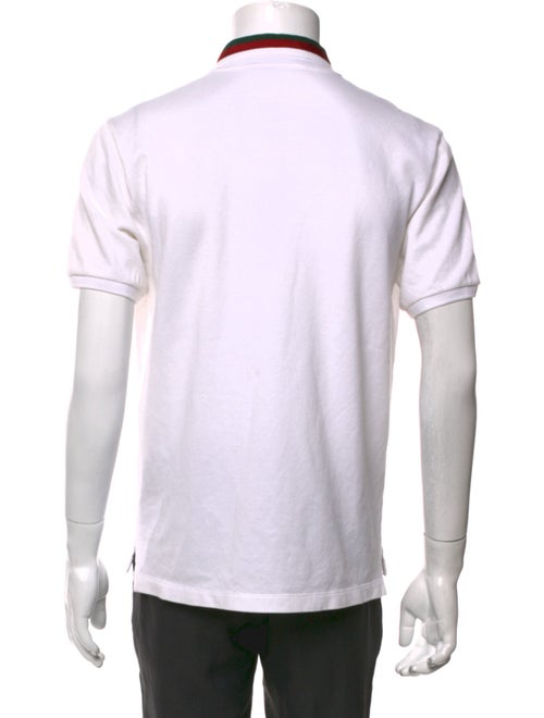 Gucci Web Accent Collar Polo Shirt