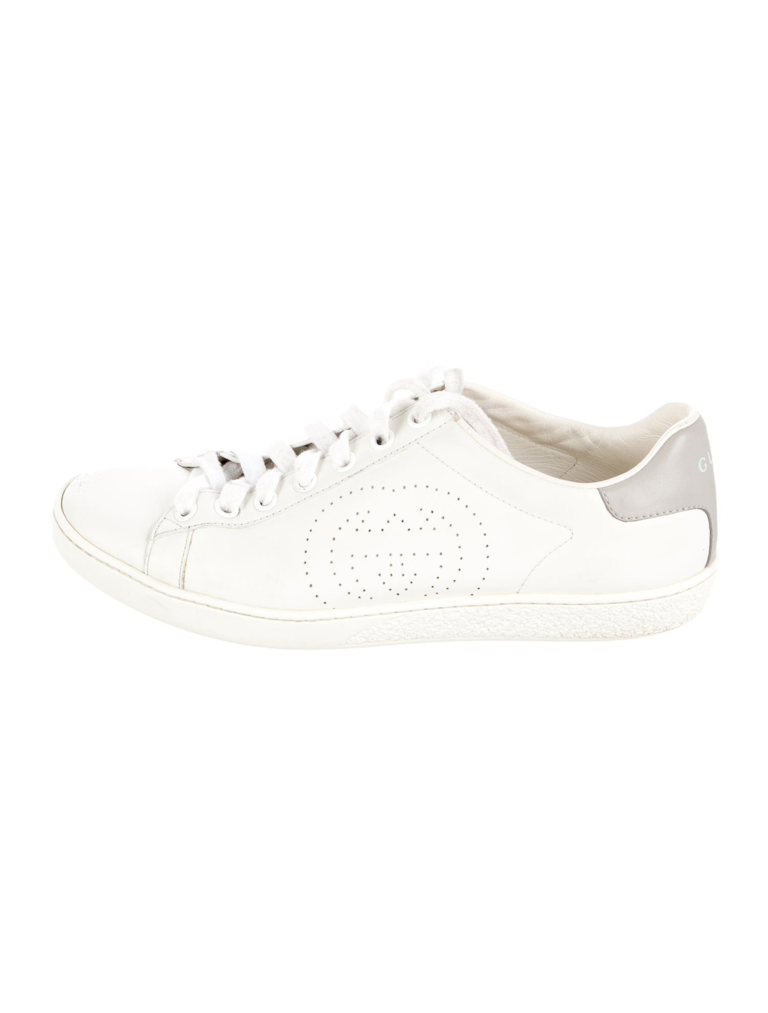 Gucci Interlocking G Logo Leather Sneakers