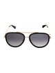 Gucci Interlocking G Logo Aviator Sunglasses