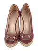 Gucci Horsebit Accent Leather Pumps