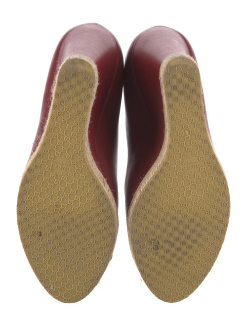 Gucci Horsebit Accent Leather Pumps