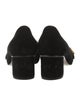 Gucci Double G Logo Suede Pumps