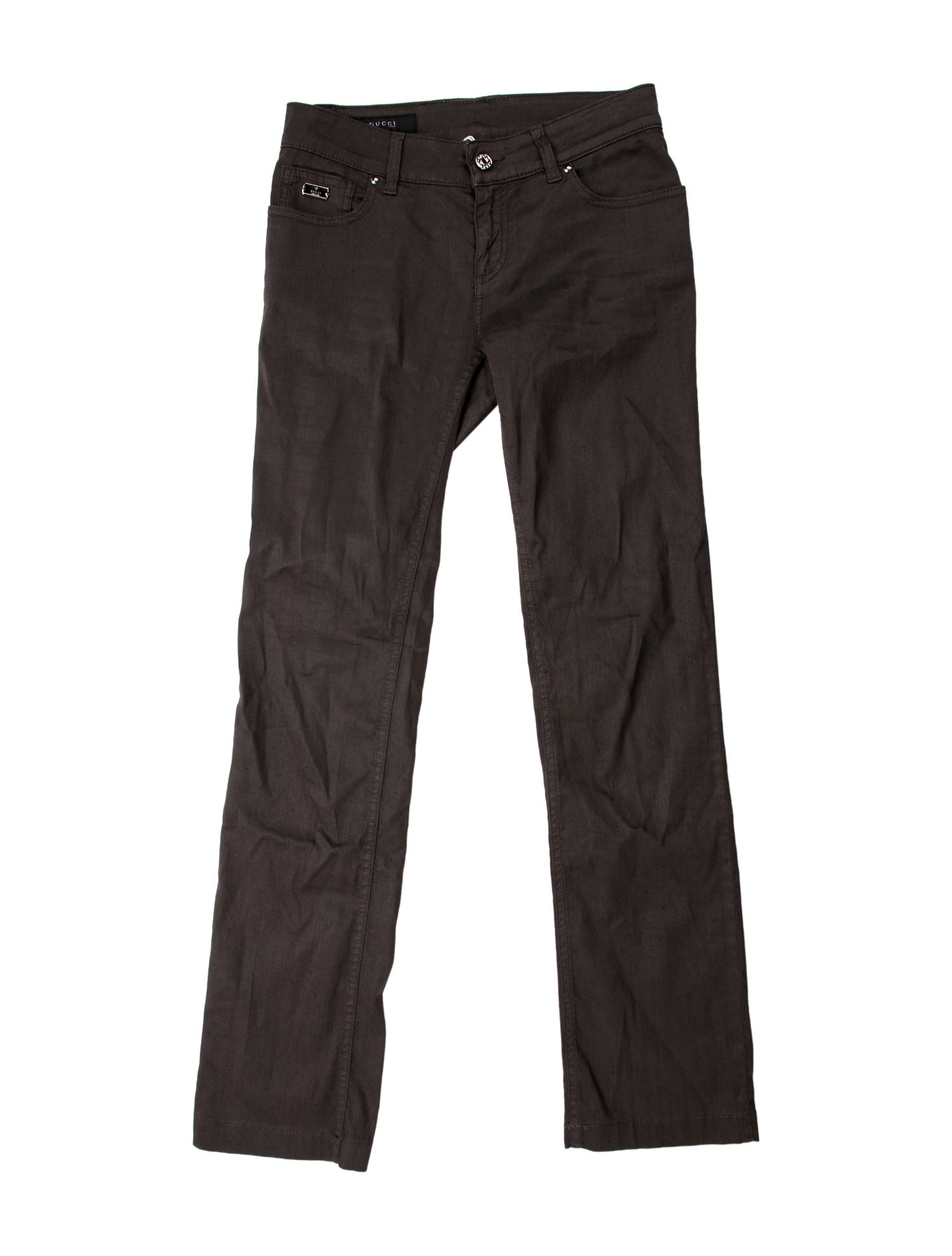 Gucci Vintage Straight Leg Pants