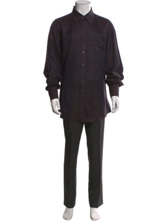 Gucci Web Accent Long Sleeve Shirt