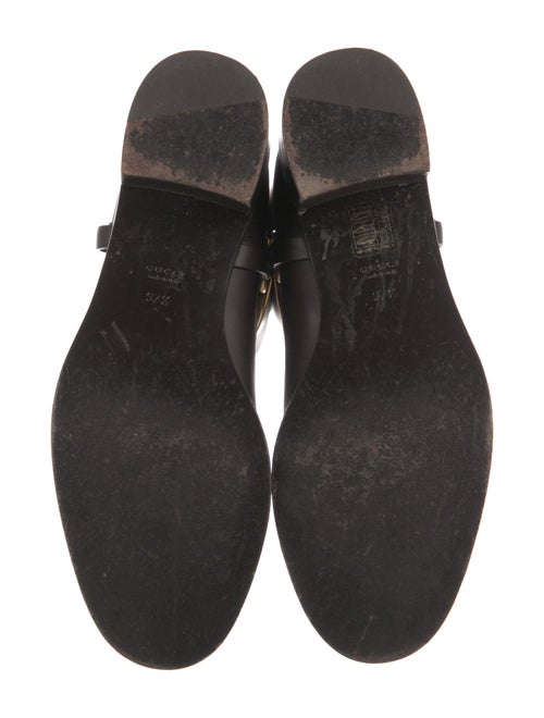 Gucci Horsebit Accent Leather Riding Boots
