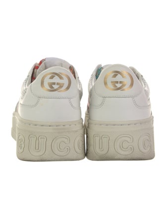 Gucci GG Logo Calfskin Sneakers