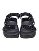 Gucci Double G Logo Rubber Slingback Sandals