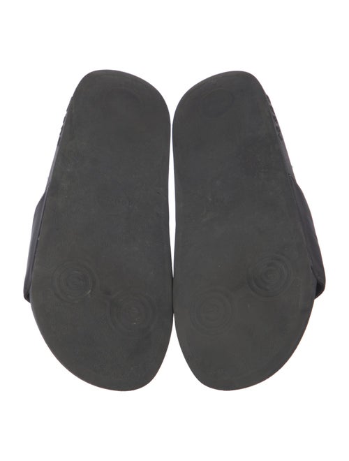 Gucci Interlocking G Logo Leather Slides
