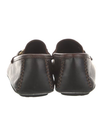 Gucci Horsebit Accent Leather Drivers