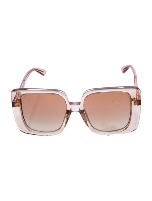 Gucci Interlocking G Logo Oversize Sunglasses
