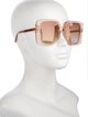 Gucci Interlocking G Logo Oversize Sunglasses