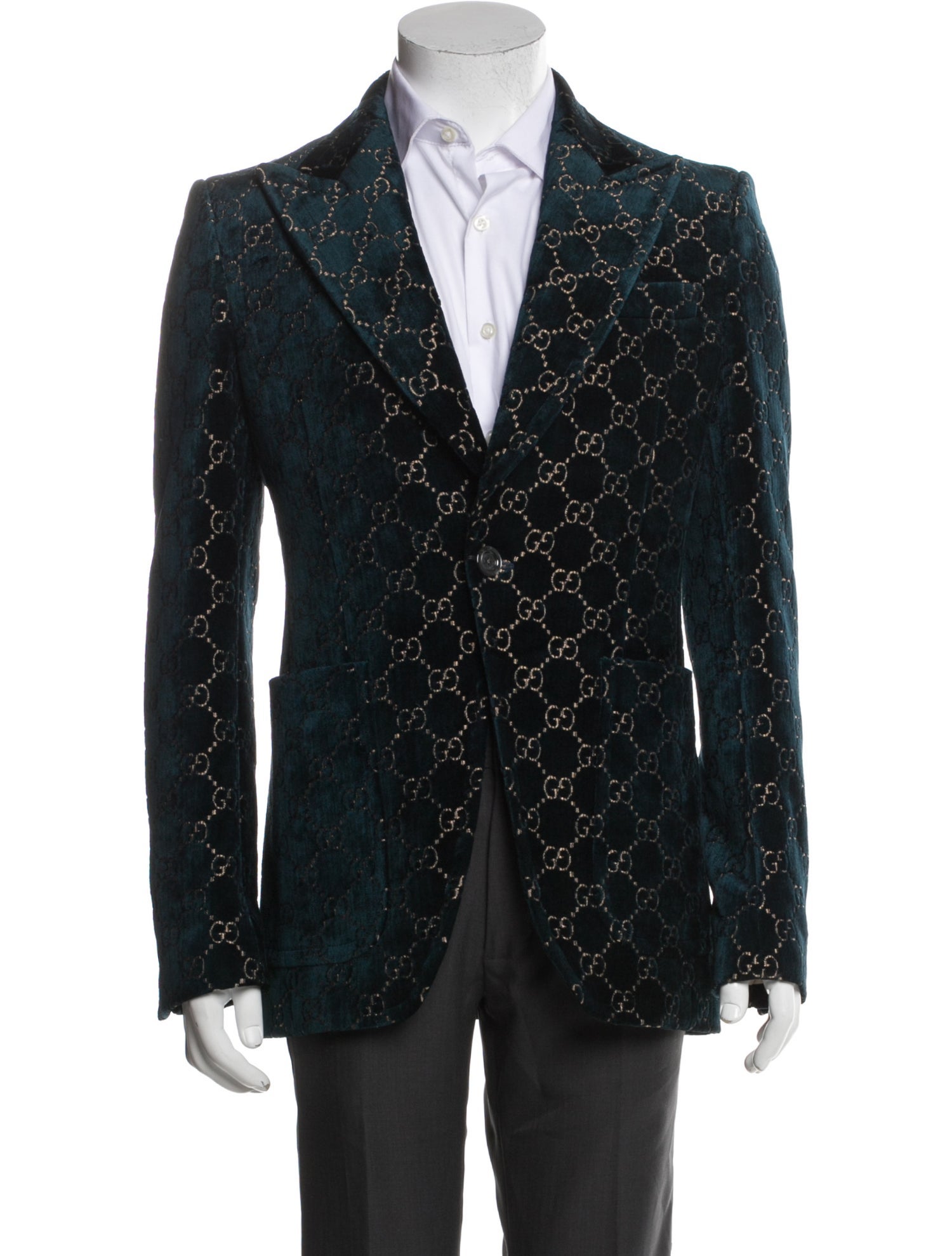 Gucci 2019 GG Logo Blazer w/ Tags