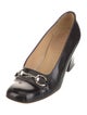 Gucci Horsebit Accent Patent Leather Pumps