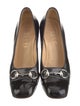 Gucci Horsebit Accent Patent Leather Pumps