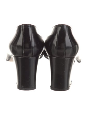 Gucci Horsebit Accent Patent Leather Pumps