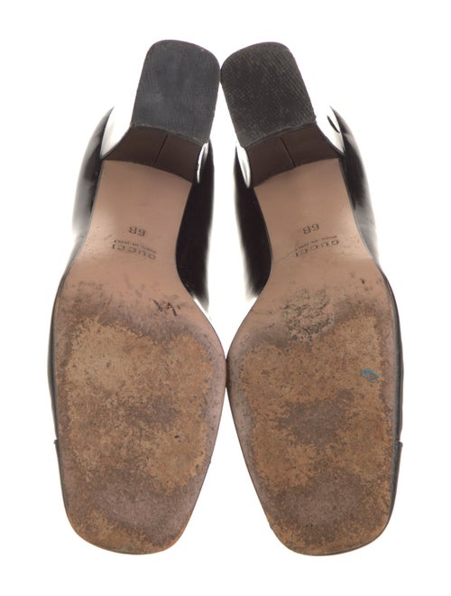 Gucci Horsebit Accent Patent Leather Pumps