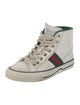 Gucci Web Accent Canvas Sneakers