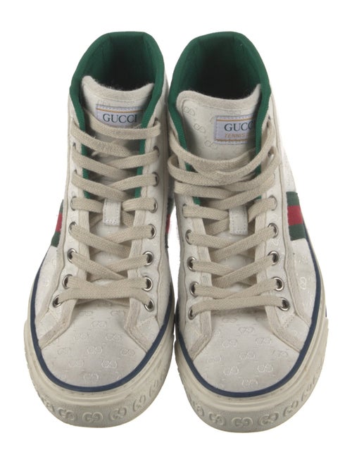 Gucci Web Accent Canvas Sneakers